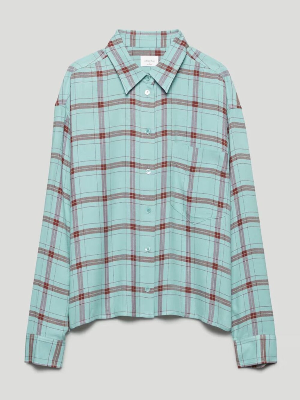 NWOT Aritzia Wilfred Free Dinah Blue Button-Up Size M
